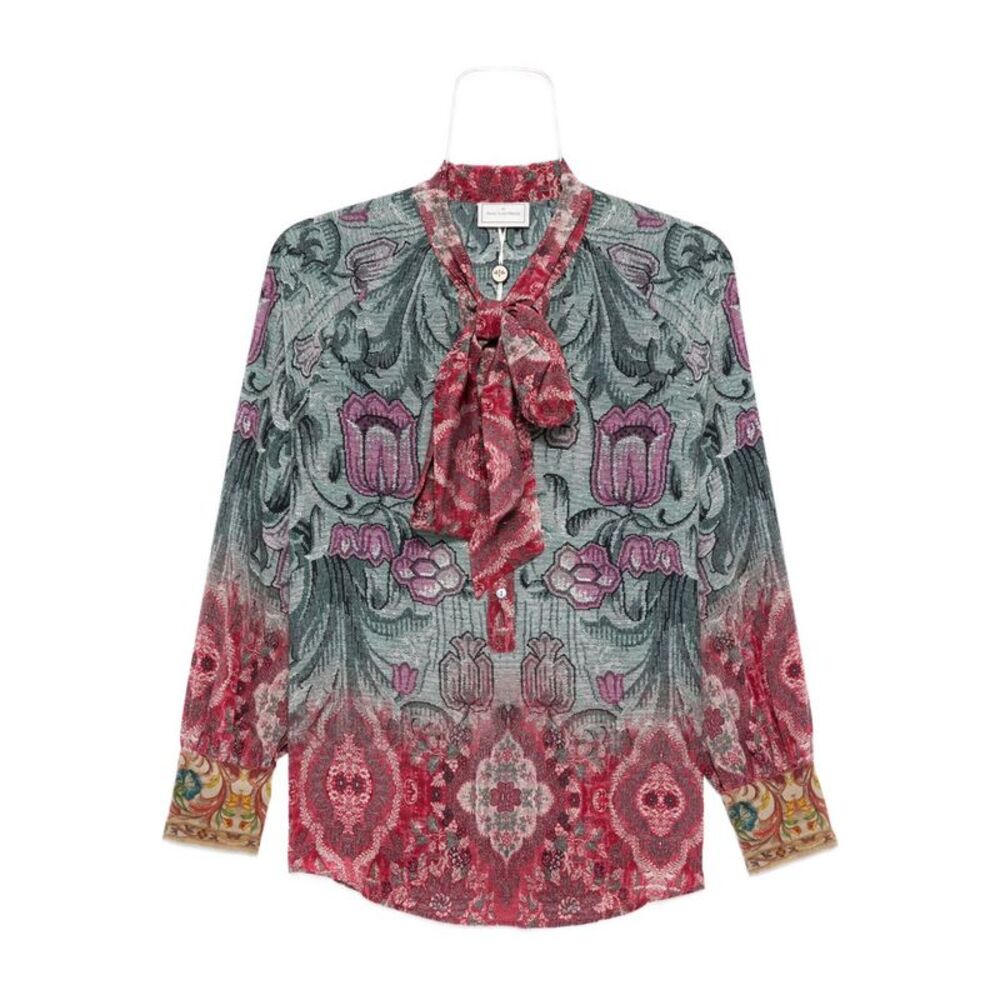 Pierre-Louis Mascia Women Printed Silk Shirt